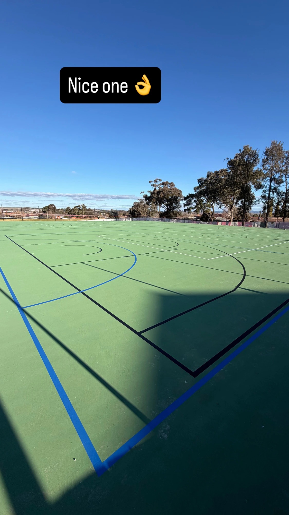 Final Inspection — court resurfacing Sydney