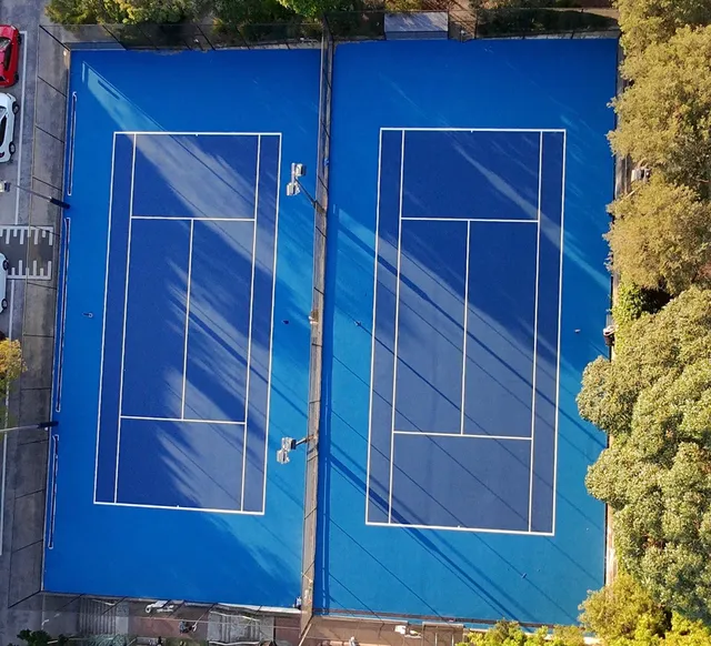 Club tennis courts — Tennis court resurfacing by Speedy Resurfacing