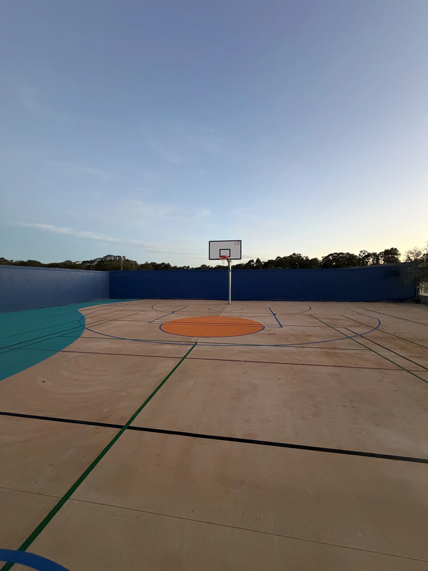Preparation result — court resurfacing and line marking Sydney
